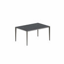 Royal Botania Tafel Gepoedercoat aluminium Brons / Nero Marquina Royal Botania U-nite Tafel 220x100x75cm. Diverse kleuren frames en tafelbladen mogelijk.