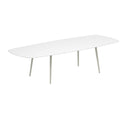 Royal Botania Tafel Royal Botania Styletto tafel 300x120 cm. Verkrijgbaar in 35cm, 50cm, 67cm, 75cm, 92cm en 110cm hoog. Diverse kleuren frames en tafelbladen mogelijk.