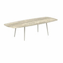 Royal Botania Tafel Royal Botania Styletto tafel 300x120 cm. Verkrijgbaar in 35cm, 50cm, 67cm, 75cm, 92cm en 110cm hoog. Diverse kleuren frames en tafelbladen mogelijk.