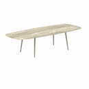 Royal Botania Tafel Royal Botania Styletto tafel 300x120 cm. Verkrijgbaar in 35cm, 50cm, 67cm, 75cm, 92cm en 110cm hoog. Diverse kleuren frames en tafelbladen mogelijk.