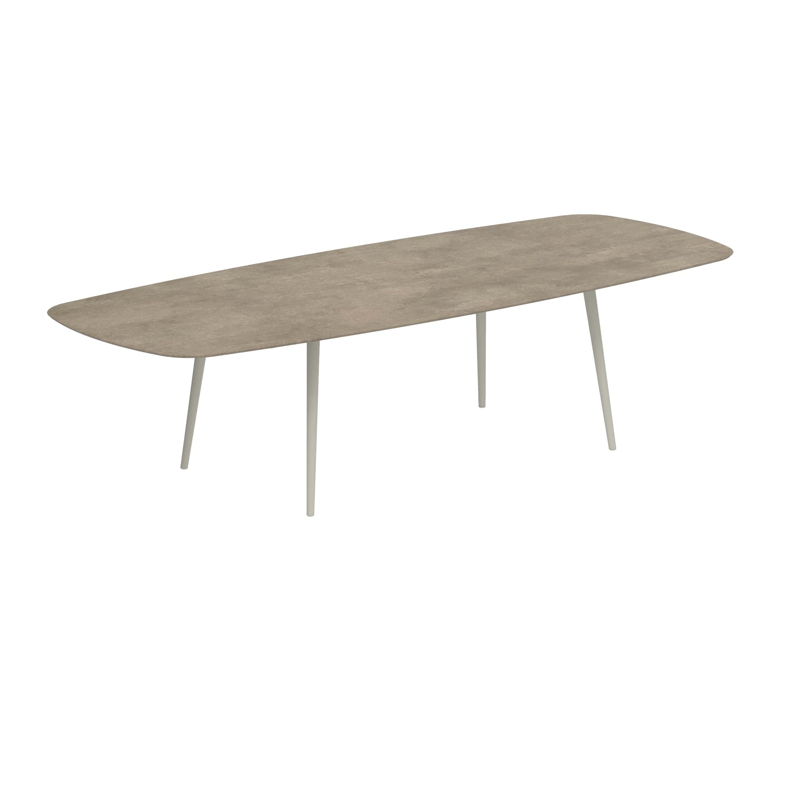 Royal Botania Tafel Royal Botania Styletto tafel 300x120 cm. Verkrijgbaar in 35cm, 50cm, 67cm, 75cm, 92cm en 110cm hoog. Diverse kleuren frames en tafelbladen mogelijk.