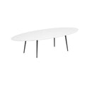 Royal Botania Tafel Royal Botania Styletto tafel 320x140 cm. Verkrijgbaar in 35cm, 50cm, 67cm en 75cm, 92cm en 110cm hoog. Diverse kleuren frames en tafelbladen mogelijk.