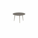Royal Botania Tafel Royal Botania Styletto tafel ø120cm, Verkrijgbaar in 35cm, 50cm, 67cm, 75cm, 92cm en 110cm hoog. Diverse kleuren frames en tafelbladen mogelijk.