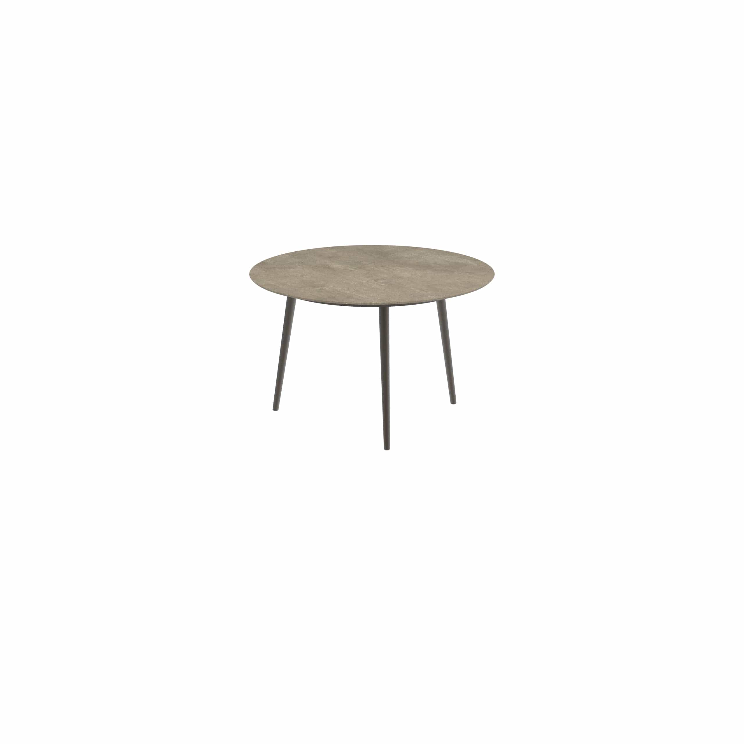 Royal Botania Tafel Royal Botania Styletto tafel ø120cm, Verkrijgbaar in 35cm, 50cm, 67cm, 75cm, 92cm en 110cm hoog. Diverse kleuren frames en tafelbladen mogelijk.