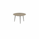 Royal Botania Tafel Royal Botania Styletto tafel ø120cm, Verkrijgbaar in 35cm, 50cm, 67cm, 75cm, 92cm en 110cm hoog. Diverse kleuren frames en tafelbladen mogelijk.