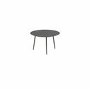 Royal Botania Tafel Royal Botania Styletto tafel ø120cm, Verkrijgbaar in 35cm, 50cm, 67cm, 75cm, 92cm en 110cm hoog. Diverse kleuren frames en tafelbladen mogelijk.