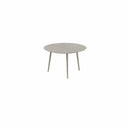 Royal Botania Tafel Royal Botania Styletto tafel ø120cm, Verkrijgbaar in 35cm, 50cm, 67cm, 75cm, 92cm en 110cm hoog. Diverse kleuren frames en tafelbladen mogelijk.