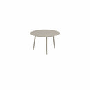 Royal Botania Tafel Royal Botania Styletto tafel ø120cm, Verkrijgbaar in 35cm, 50cm, 67cm, 75cm, 92cm en 110cm hoog. Diverse kleuren frames en tafelbladen mogelijk.