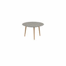 Royal Botania Tafel Royal Botania Styletto tafel ø120cm, Verkrijgbaar in 35cm, 50cm, 67cm, 75cm, 92cm en 110cm hoog. Diverse kleuren frames en tafelbladen mogelijk.