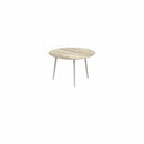 Royal Botania Tafel Royal Botania Styletto tafel ø120cm, Verkrijgbaar in 35cm, 50cm, 67cm, 75cm, 92cm en 110cm hoog. Diverse kleuren frames en tafelbladen mogelijk.