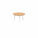 Royal Botania Tafel Royal Botania Styletto tafel ø120cm, Verkrijgbaar in 35cm, 50cm, 67cm, 75cm, 92cm en 110cm hoog. Diverse kleuren frames en tafelbladen mogelijk.