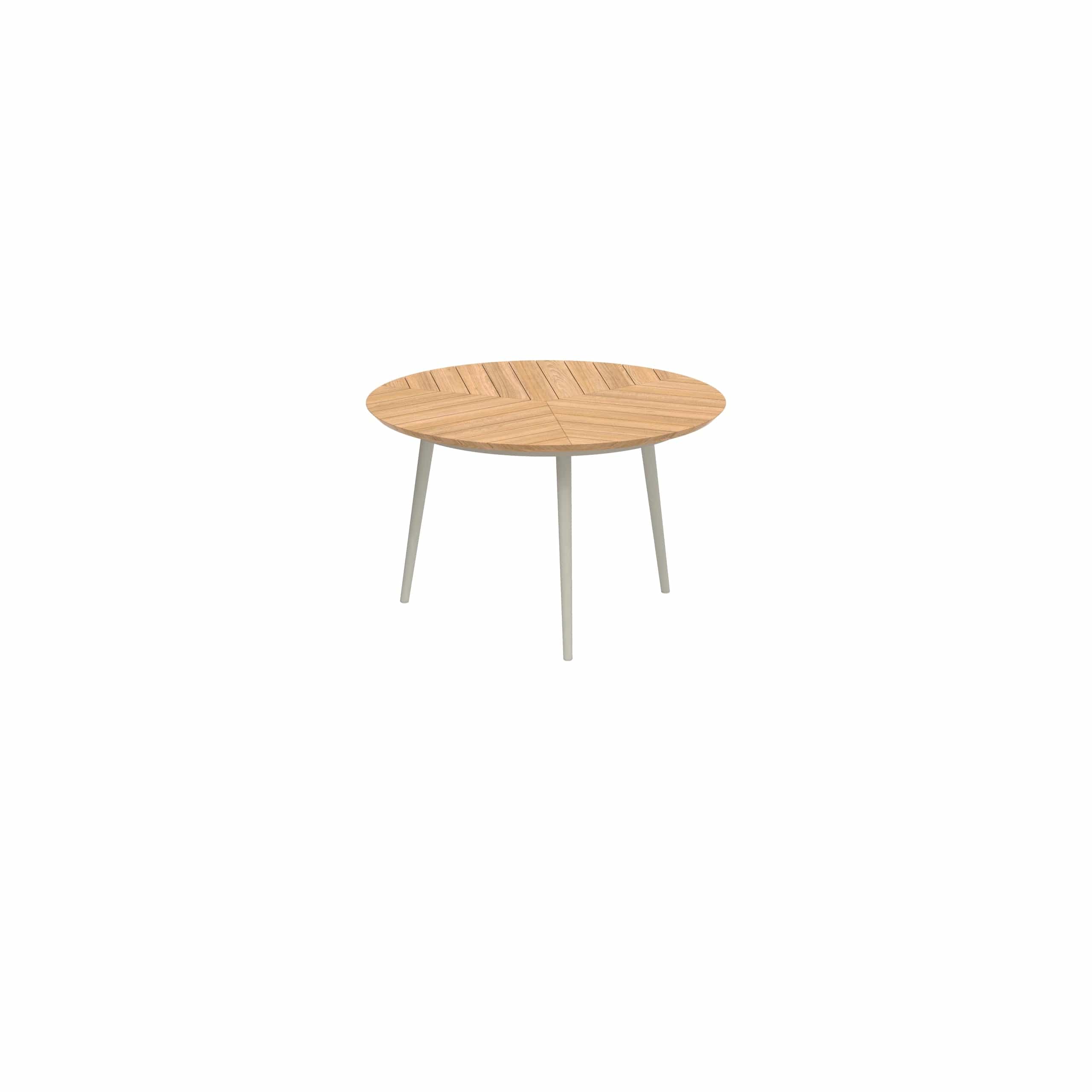 Royal Botania Tafel Royal Botania Styletto tafel ø120cm, Verkrijgbaar in 35cm, 50cm, 67cm, 75cm, 92cm en 110cm hoog. Diverse kleuren frames en tafelbladen mogelijk.