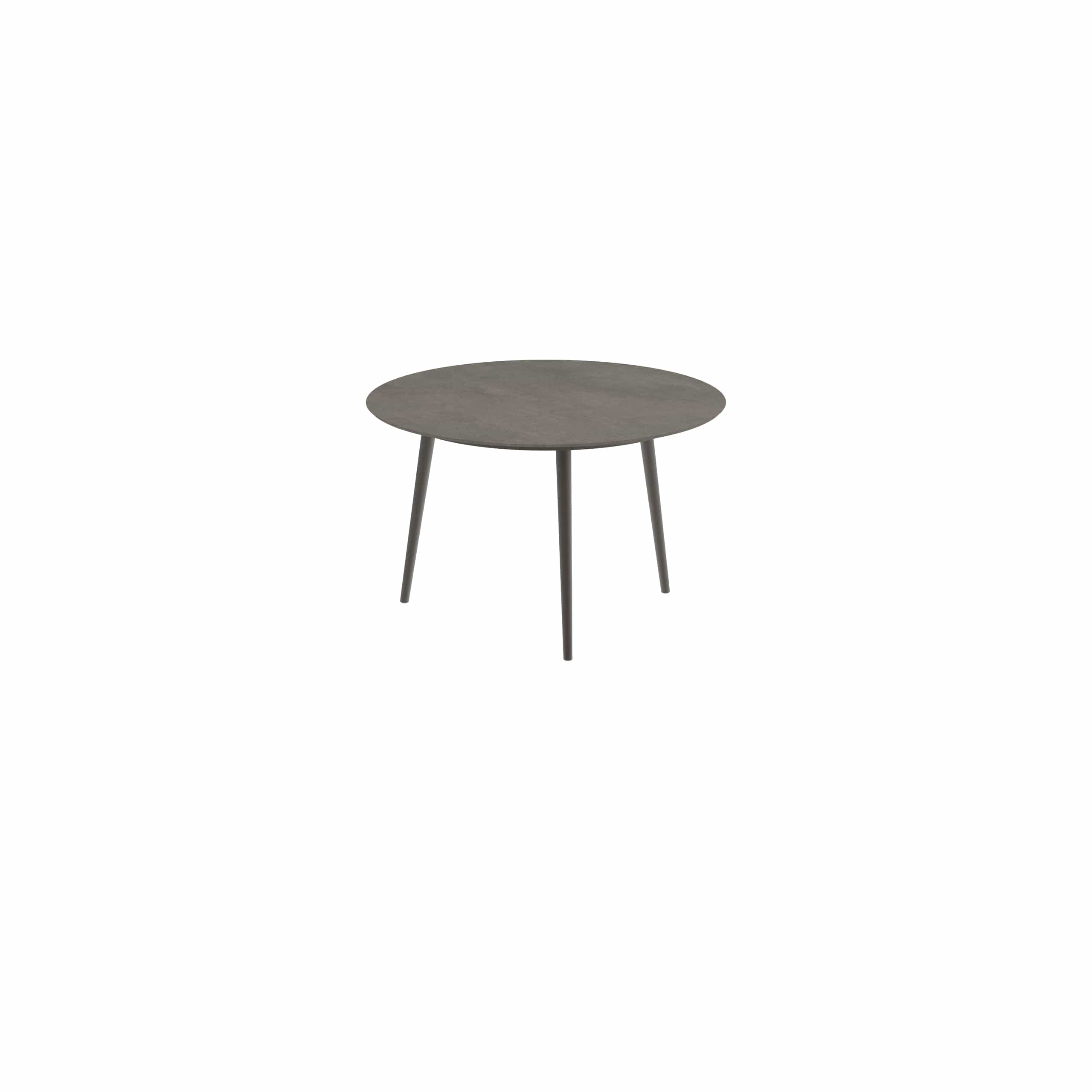 Royal Botania Tafel Royal Botania Styletto tafel ø120cm, Verkrijgbaar in 35cm, 50cm, 67cm, 75cm, 92cm en 110cm hoog. Diverse kleuren frames en tafelbladen mogelijk.