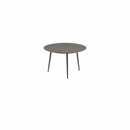 Royal Botania Tafel Royal Botania Styletto tafel ø120cm, Verkrijgbaar in 35cm, 50cm, 67cm, 75cm, 92cm en 110cm hoog. Diverse kleuren frames en tafelbladen mogelijk.