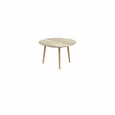 Royal Botania Tafel Royal Botania Styletto tafel ø120cm, Verkrijgbaar in 35cm, 50cm, 67cm, 75cm, 92cm en 110cm hoog. Diverse kleuren frames en tafelbladen mogelijk.