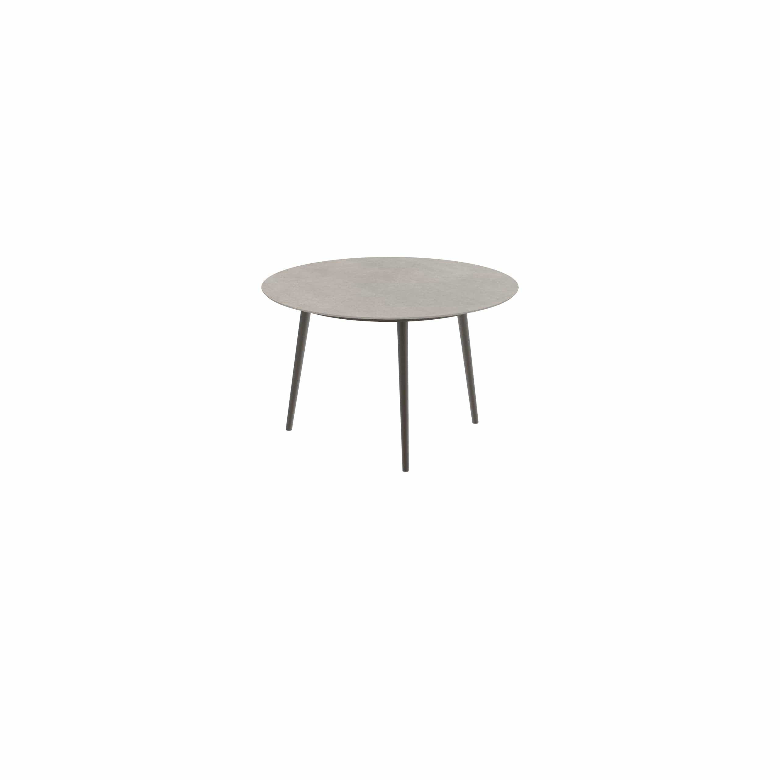 Royal Botania Tafel Royal Botania Styletto tafel ø120cm, Verkrijgbaar in 35cm, 50cm, 67cm, 75cm, 92cm en 110cm hoog. Diverse kleuren frames en tafelbladen mogelijk.