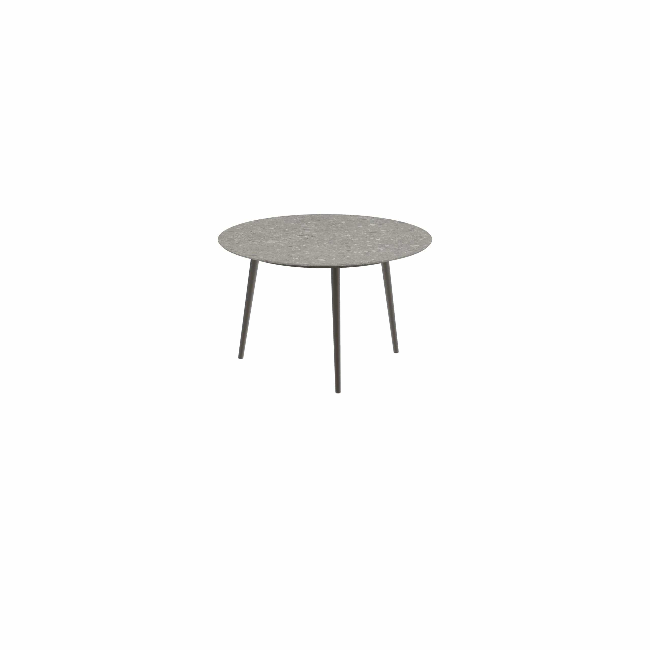 Royal Botania Tafel Royal Botania Styletto tafel ø120cm, Verkrijgbaar in 35cm, 50cm, 67cm, 75cm, 92cm en 110cm hoog. Diverse kleuren frames en tafelbladen mogelijk.