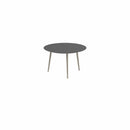 Royal Botania Tafel Royal Botania Styletto tafel ø120cm, Verkrijgbaar in 35cm, 50cm, 67cm, 75cm, 92cm en 110cm hoog. Diverse kleuren frames en tafelbladen mogelijk.