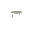 Royal Botania Tafel Royal Botania Styletto tafel ø120cm, Verkrijgbaar in 35cm, 50cm, 67cm, 75cm, 92cm en 110cm hoog. Diverse kleuren frames en tafelbladen mogelijk.