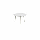 Royal Botania Tafel Royal Botania Styletto tafel ø120cm, Verkrijgbaar in 35cm, 50cm, 67cm, 75cm, 92cm en 110cm hoog. Diverse kleuren frames en tafelbladen mogelijk.