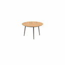 Royal Botania Tafel Royal Botania Styletto tafel ø120cm, Verkrijgbaar in 35cm, 50cm, 67cm, 75cm, 92cm en 110cm hoog. Diverse kleuren frames en tafelbladen mogelijk.