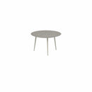 Royal Botania Tafel Royal Botania Styletto tafel ø120cm, Verkrijgbaar in 35cm, 50cm, 67cm, 75cm, 92cm en 110cm hoog. Diverse kleuren frames en tafelbladen mogelijk.