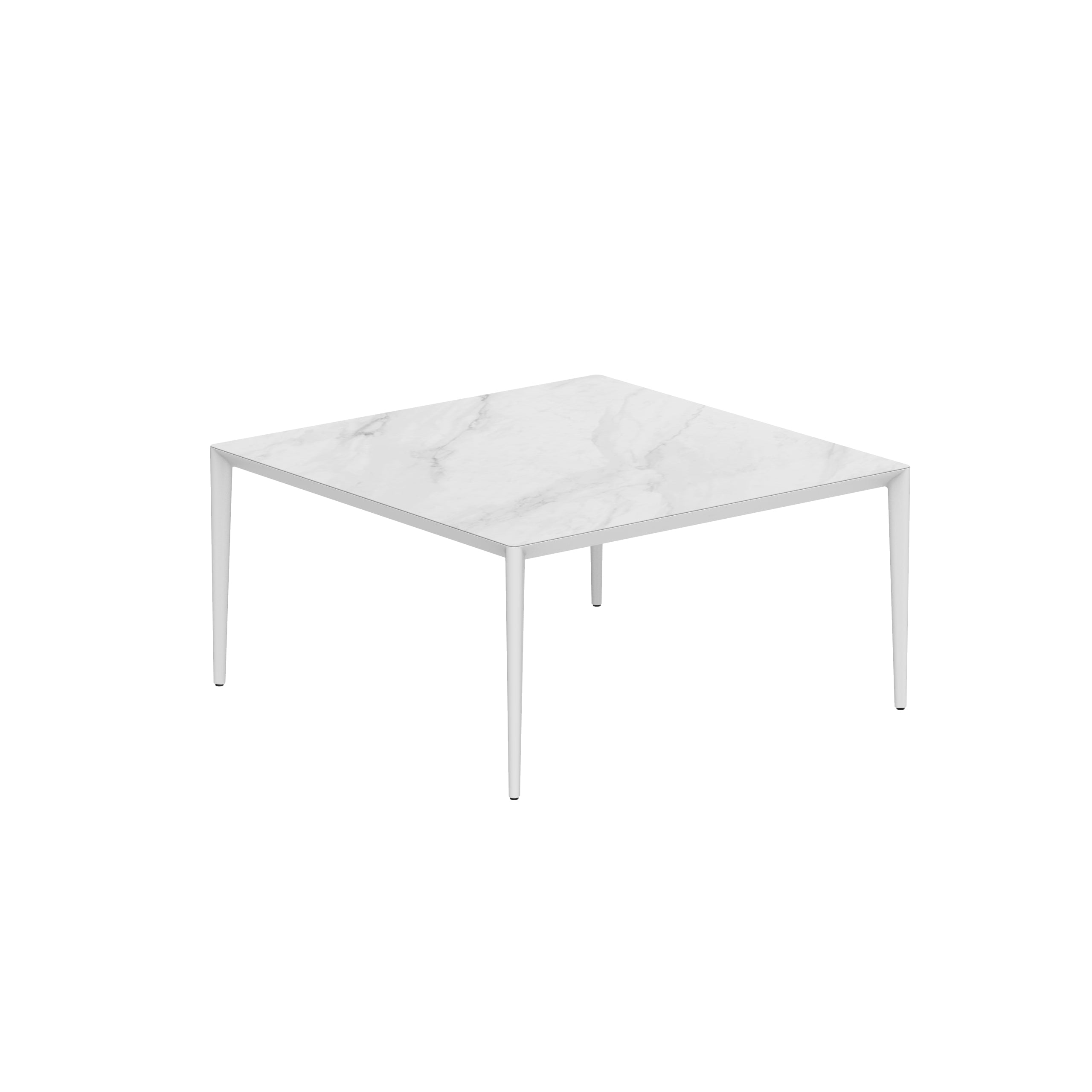 Royal Botania Tafel Royal Botania U-nite Tafel 150x150x75cm. Diverse kleuren frames en tafelbladen mogelijk.