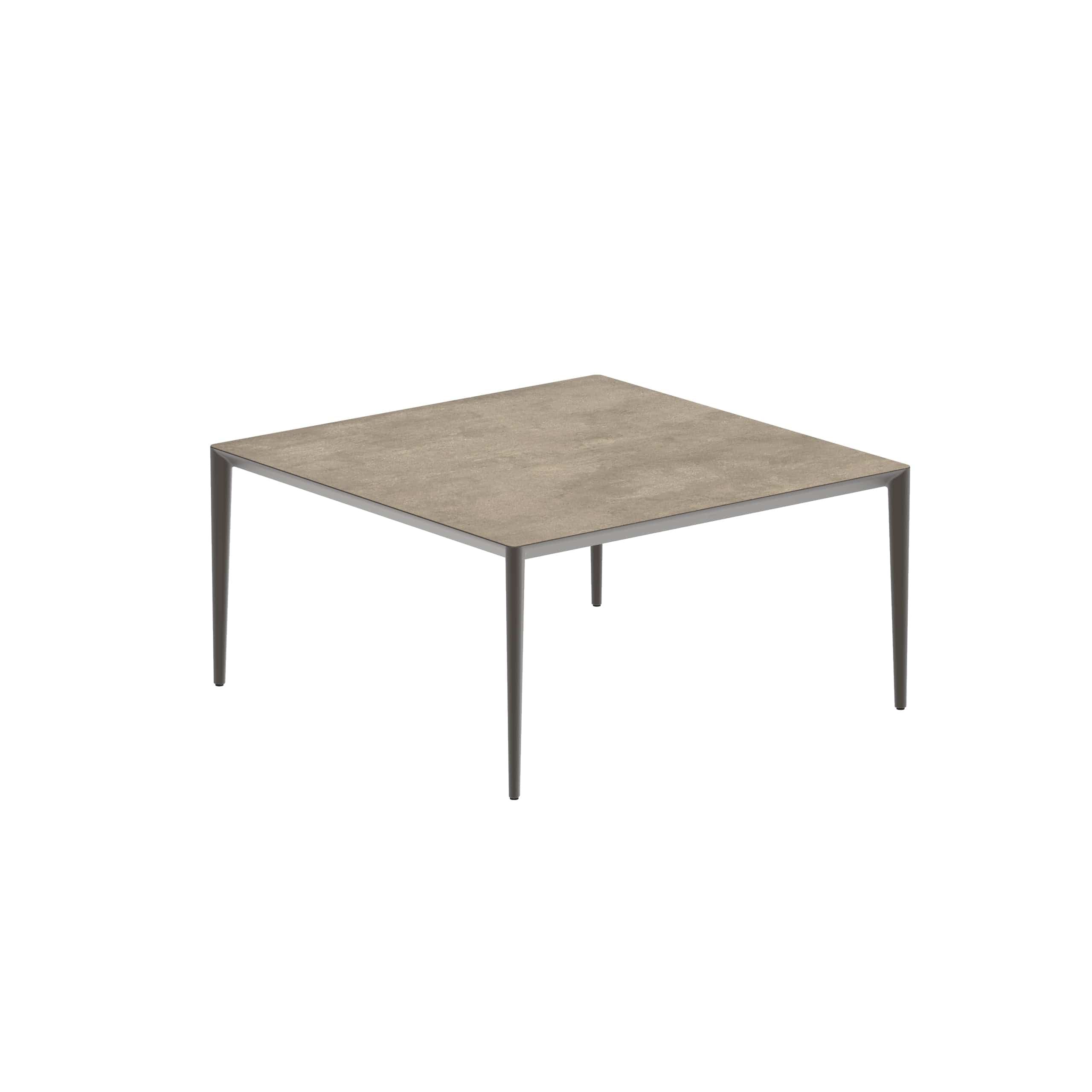 Royal Botania Tafel Royal Botania U-nite Tafel 150x150x75cm. Diverse kleuren frames en tafelbladen mogelijk.