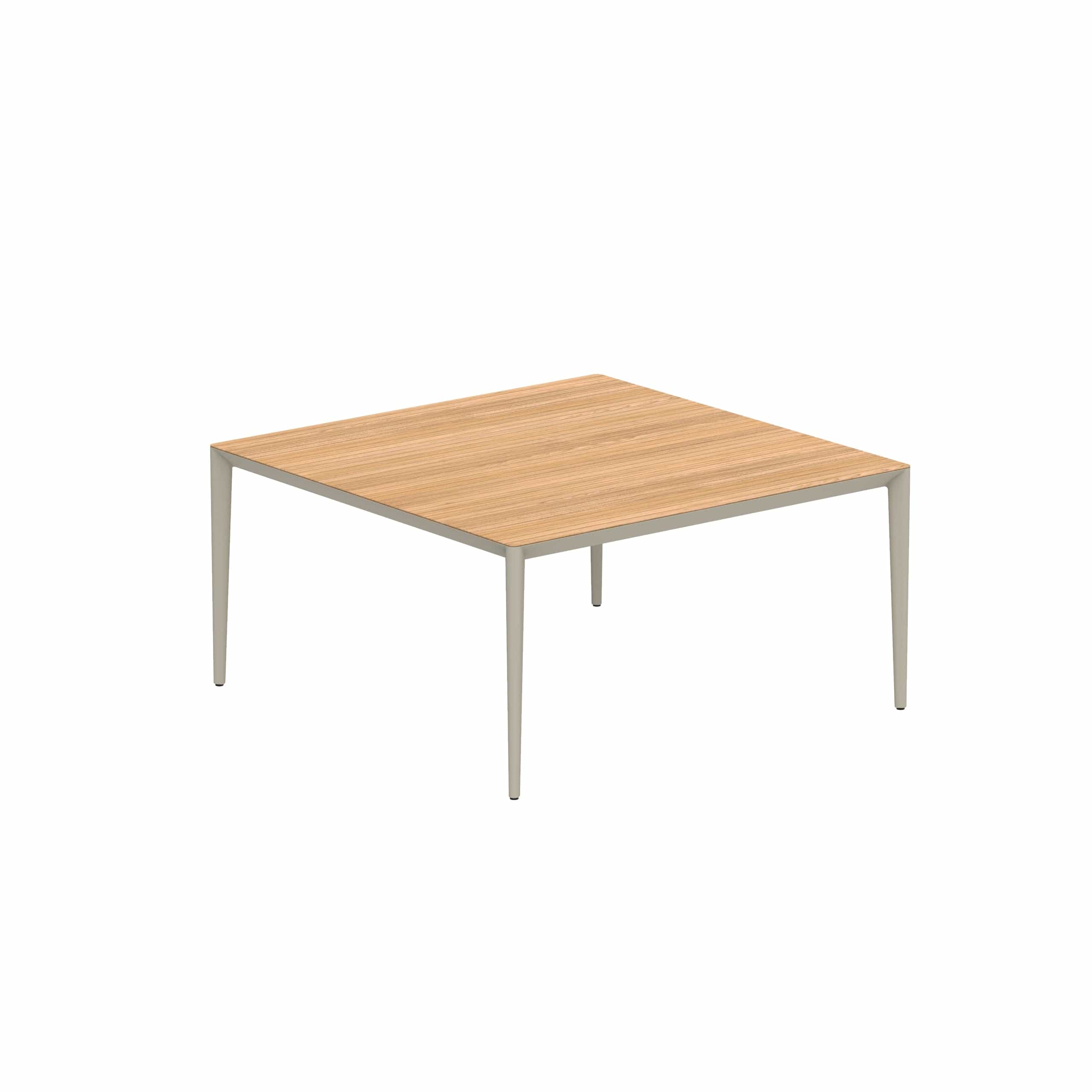 Royal Botania Tafel Royal Botania U-nite Tafel 150x150x75cm. Diverse kleuren frames en tafelbladen mogelijk.