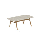 Royal Botania Tafel Royal Botania Zidiz tafel teak frame en verkrijgbaar in diverse afmetingen en met verschillende kleuren tafelbladen.