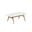 Royal Botania Tafel Royal Botania Zidiz tafel teak frame en verkrijgbaar in diverse afmetingen en met verschillende kleuren tafelbladen.