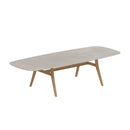 Royal Botania Tafel Royal Botania Zidiz tafel teak frame en verkrijgbaar in diverse afmetingen en met verschillende kleuren tafelbladen.