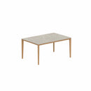 Royal Botania Tafel Teak / Ceppo Dolomitico Royal Botania U-nite Tafel 220x100x75cm. Diverse kleuren frames en tafelbladen mogelijk.