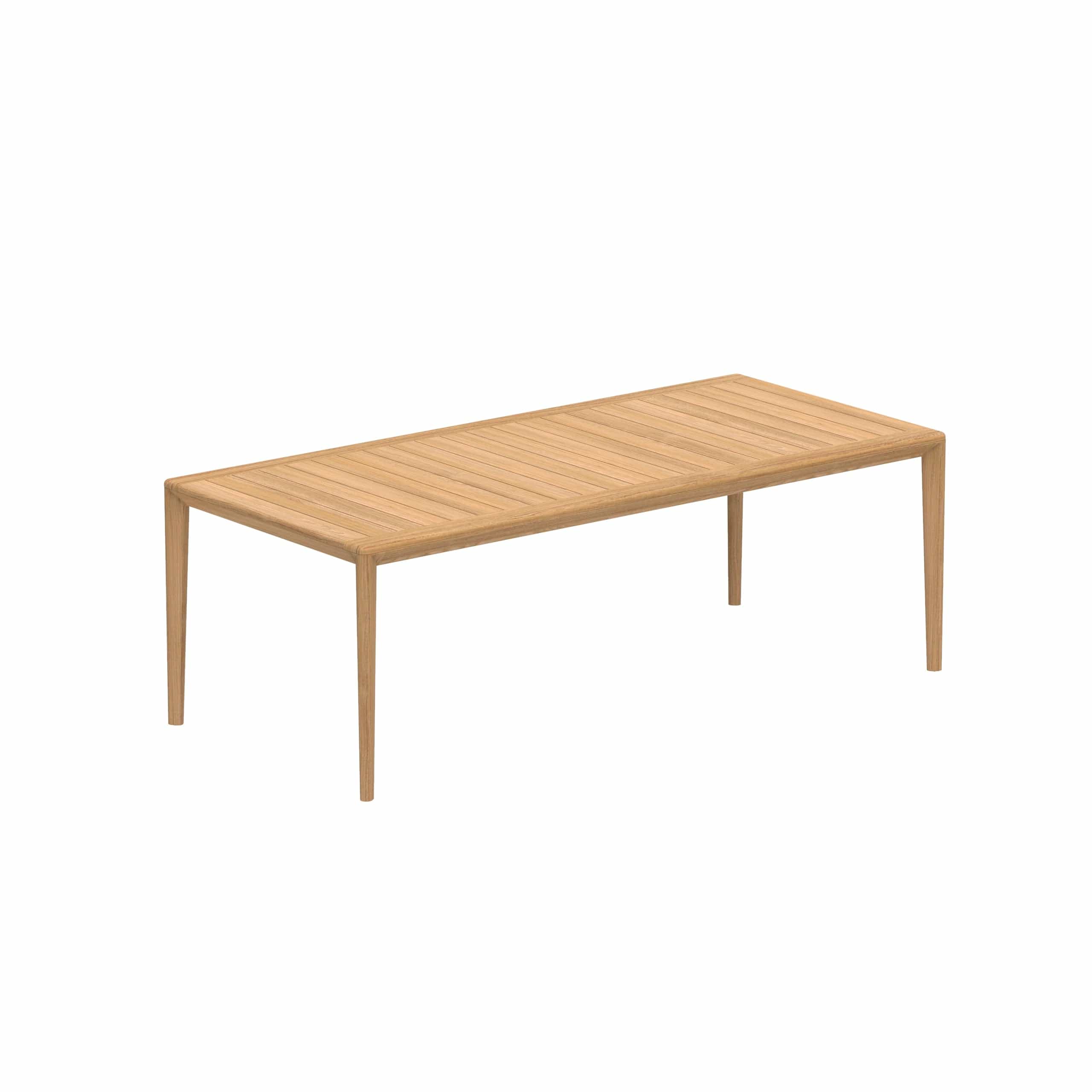 Royal Botania Tafel Teak / Teak Royal Botania U-nite Tafel 220x100x75cm. Diverse kleuren frames en tafelbladen mogelijk.