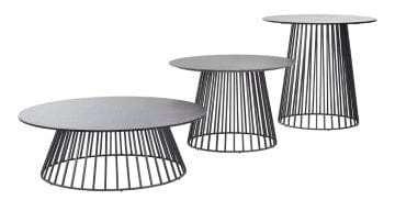 Solpuri Salon-/bijzettafel Solpuri, Grid bijzettafel ∅ 90 x 45cm, verkrijgbaar in meerdere kleuren.