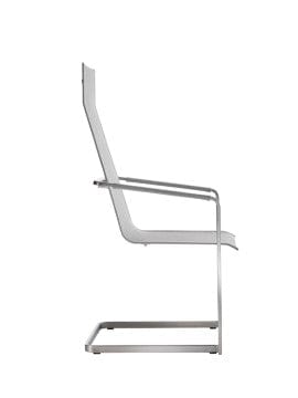 Solpuri Stoel Solpuri, Jazz stoel met sledepoot en hoge rug, verkrijgbaar in meerdere kleuren