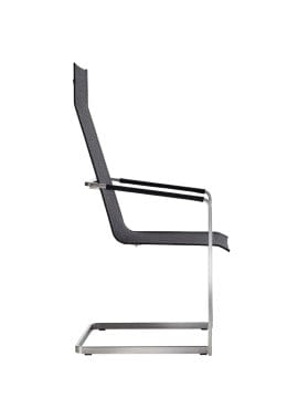 Solpuri Stoel Solpuri, Jazz stoel met sledepoot en hoge rug, verkrijgbaar in meerdere kleuren