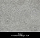 Solpuri Tafel Solpuri, classic alu tafel 240x100cm, antraciet frame en keuze uit tafelbladen in HPL, Keramik of Dekton.