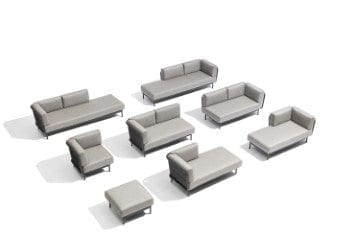 Todus Lounge modulair Todus Baza lounge opstelling K. Verkrijgbaar in meerdere kleuren frame's en stofferingen.