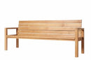 Traditional Teak Bank 215 cm Traditional teak, Maxima bank, verkrijgbaar in meerdere maten.
