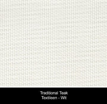 Traditional Teak Bank Wit Traditional teak, Kate bank, verkrijgbaar in meerdere kleuren