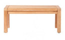 Traditional Teak Dining Bank Traditional teak, Maxima rugloze bank 100 cm. gemaakt van teakhout.