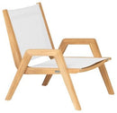 Traditional Teak Lounge stoel Wit Traditional teak, Kate lounge stoel, verkrijgbaar in meerdere kleuren