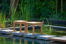 Traditional Teak Salon-/bijzettafel Traditional teak, Sisi bijzettafel, gemaakt van teakhout.