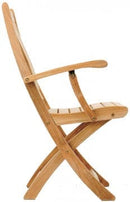 Traditional Teak Stoel Traditional teak, Victoria klapstoel met arm, vervaardigd uit teakhout