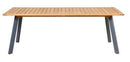 Traditional Teak Tafel 90 x 217 cm / Antracite Traditional teak, Luna eettafel verkrijgbaar in meerdere kleuren en maten.