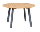 Traditional Teak Tafel ø 125 cm / Antraciet Traditional teak, Diana eettafel verkrijgbaar in meerdere kleuren en maten.