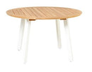 Traditional Teak Tafel ø 125 cm / Wit Traditional teak, Diana eettafel verkrijgbaar in meerdere kleuren en maten.