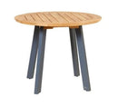 Traditional Teak Tafel ø 95 cm / Antraciet Traditional teak, Diana eettafel verkrijgbaar in meerdere kleuren en maten.