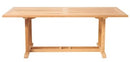 Traditional Teak Tafel Traditional teak, Soraya eettafel, vervaardigd uit teakhout.